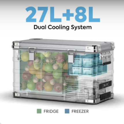 ICECO | APL35 Ultra-light Dual Zone Aluminum Freezer with Cover