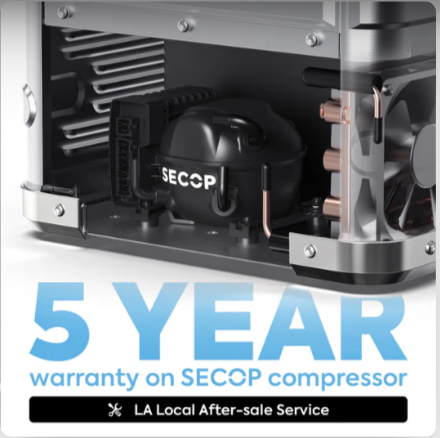 ICECO | APL35 Ultra-light Dual Zone Aluminum Freezer with Cover