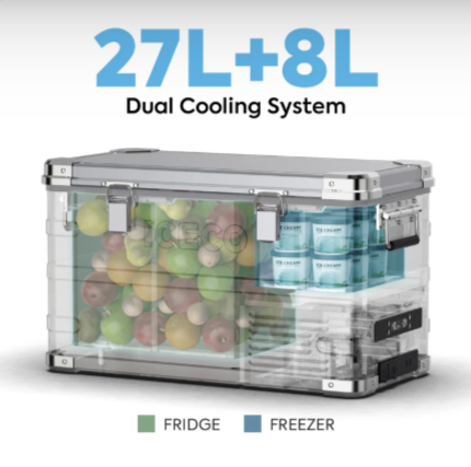 ICECO | APL35 Ultra-light Dual Zone Aluminum Freezer with Slider