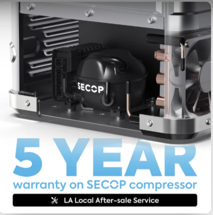 ICECO | APL35 Ultra-light Dual Zone Aluminum Freezer with Slider