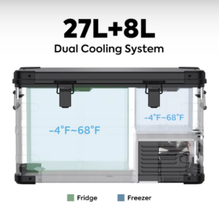 ICECO | 37QT APL35 Ultralight Aluminum Freezer With Ice Tray