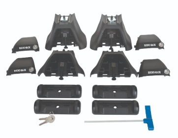 RHINO RACK | Sportz 2500 Silver 2 Bar Roof Rack (JC-07689)