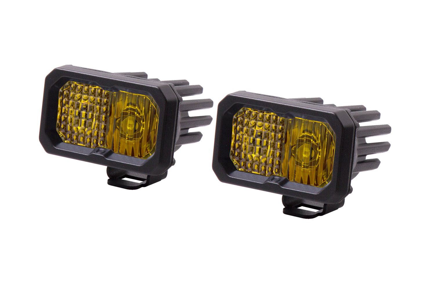 DIODE DYNAMICS | SSC2 SAE Yellow Sport Standard LED Pod (Pair)