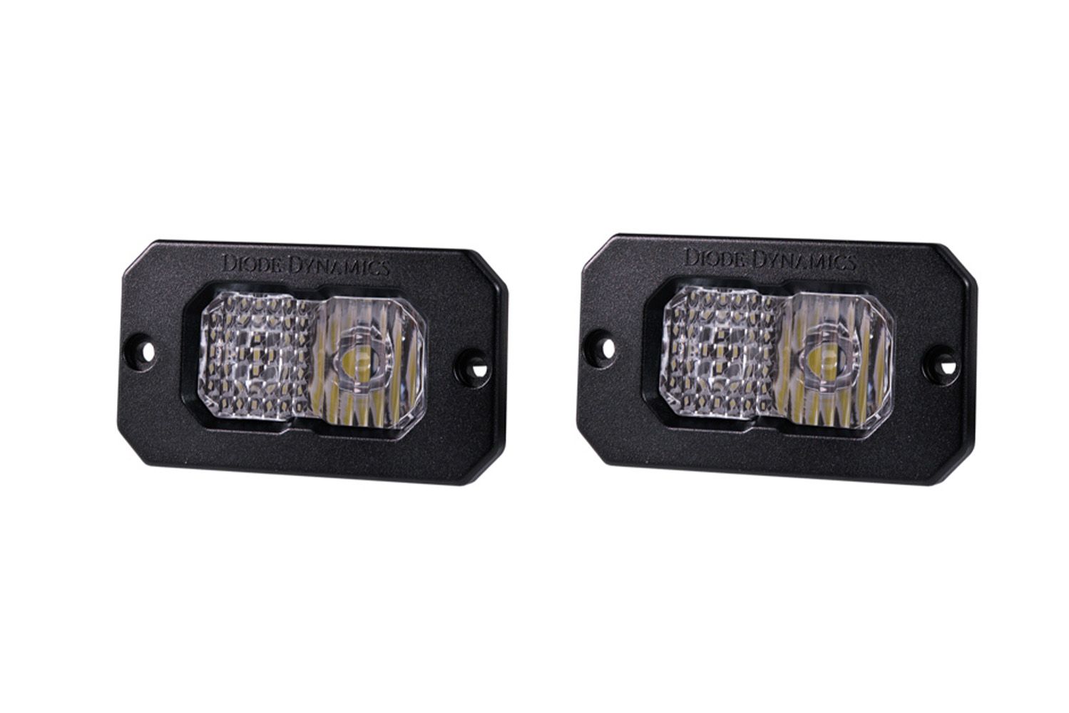 DIODE DYNAMICS | SSC2 SAE White Sport Flush Mount LED Pod (Pair)