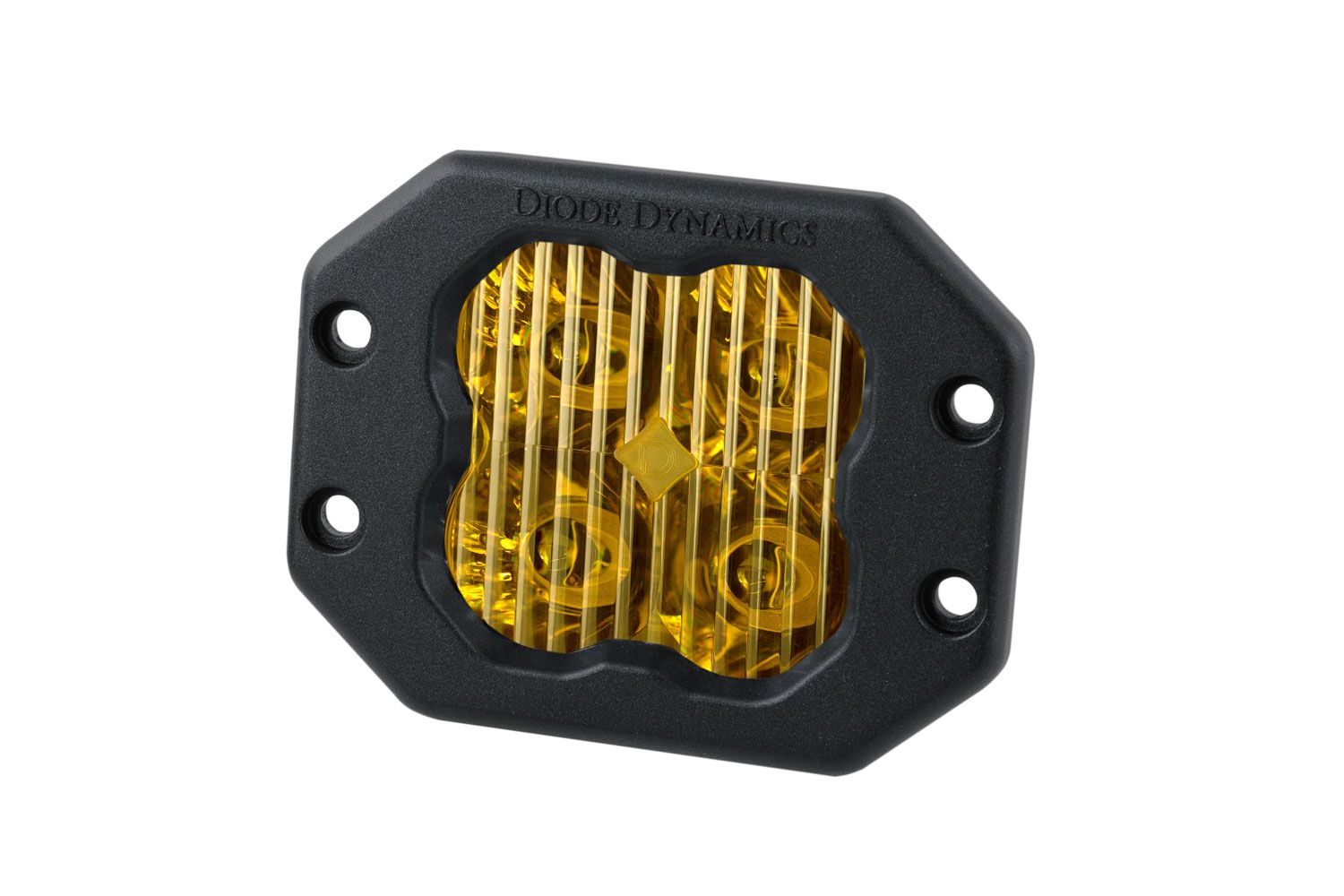 DIODE DYNAMICS | SS3 SAE Yellow Sport Flush Mount LED Pod (One)