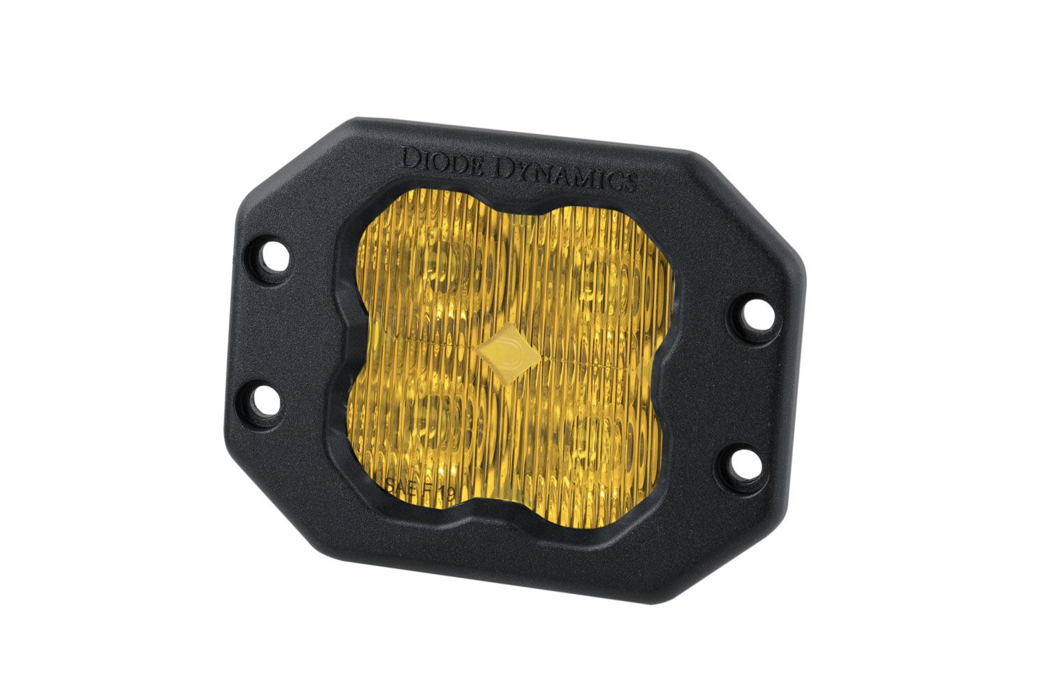 DIODE DYNAMICS | SS3 SAE Yellow Pro Flush Mount LED Pod (One)