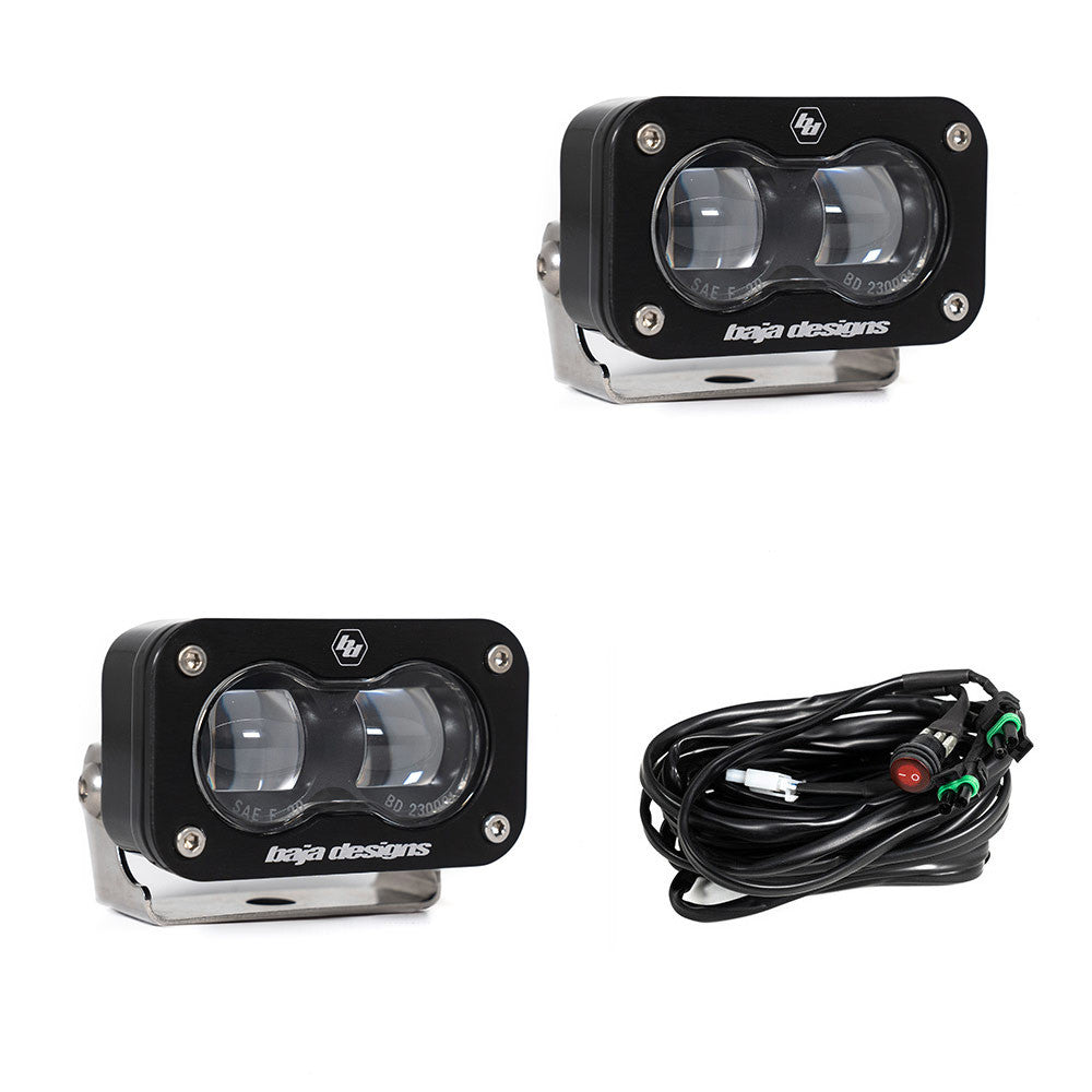 BAJA DESIGNS | S2 SAE LED Auxillary Light Pod Pair Universal