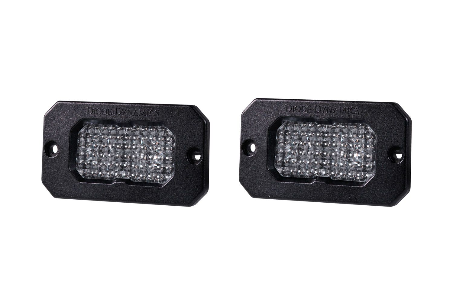 DIODE DYNAMICS | SSC2 SAE White Pro Flush Mount LED Pod (Pair)