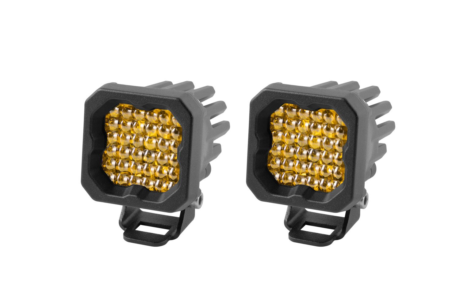 DIODE DYNAMICS | SSC1 Yellow Sport Standard LED Pod (Pair)