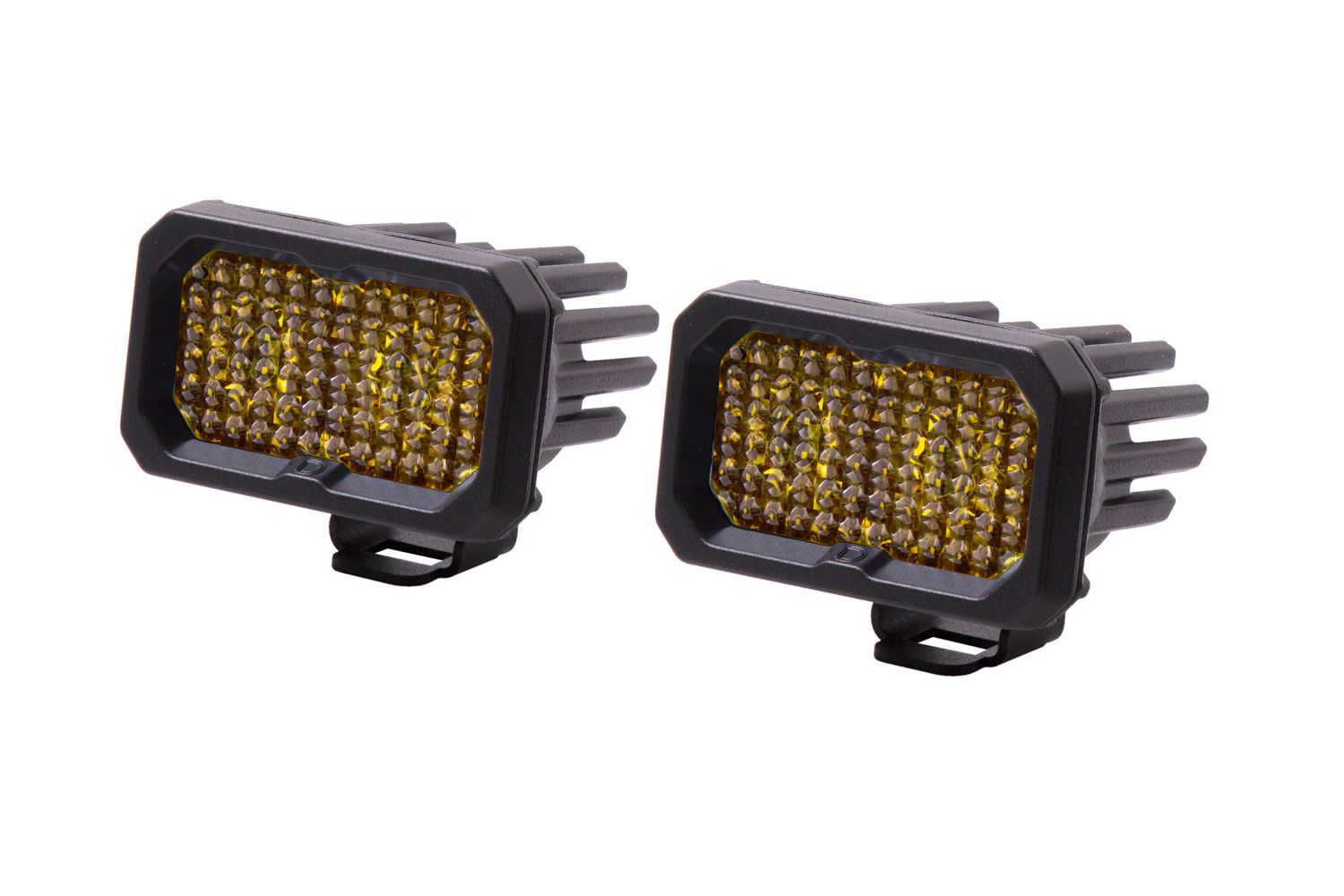 DIODE DYNAMICS | SSC2 SAE Yellow Sport Standard LED Pod (Pair)