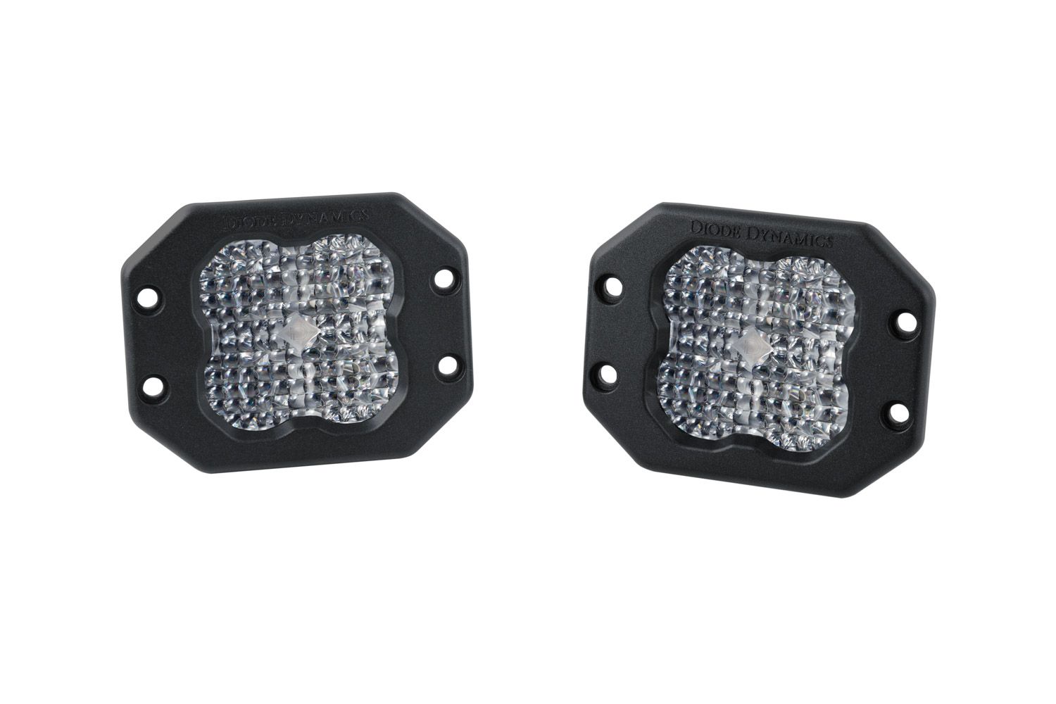 DIODE DYNAMICS | SS3 SAE/DOT White Pro Flush Mount LED Pod (Pair)