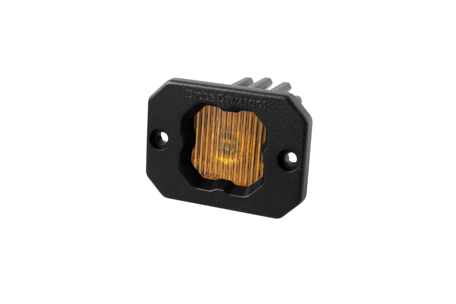 DIODE DYNAMICS | SSC1 Yellow SAE Fog Flush Mount LED Pod (One)