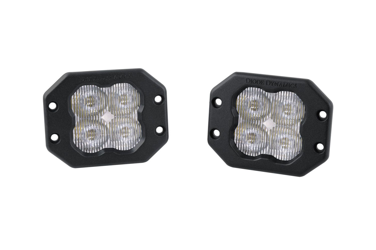 DIODE DYNAMICS | SS3 SAE/DOT White Sport Flush Mount LED Pod (Pair)