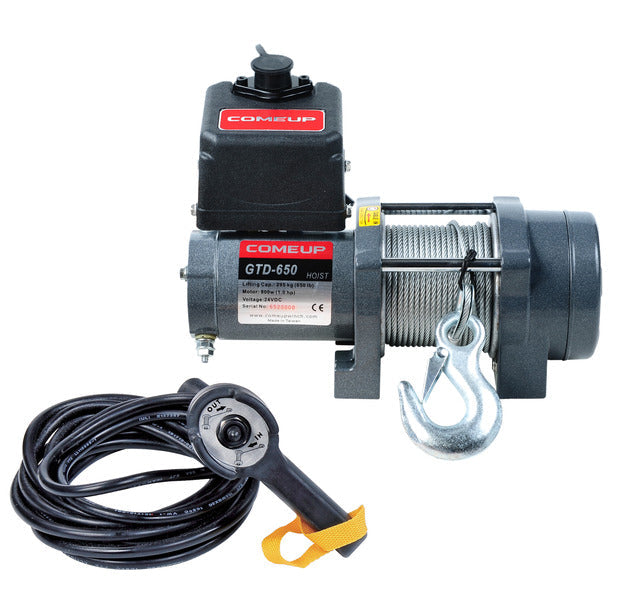 COMEUP WINCH | GTD-650 12V 650lb DC Hoist