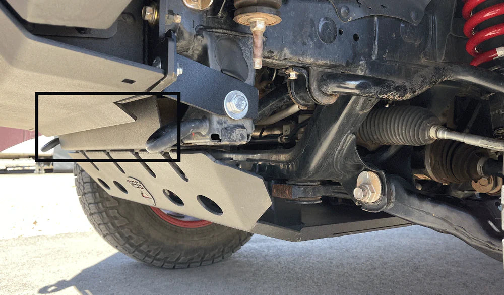 LIL B's FABRICATION | 4Runner 5th Gen (2010 - 2024) Front Skid Plate 1/2 Extension Bumper Fill Plate