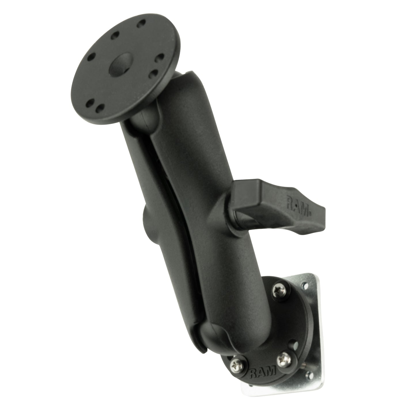 RAM MOUNTS | RAM Drill-Down Dashboard Mount with Backing Plate - C Size Medium