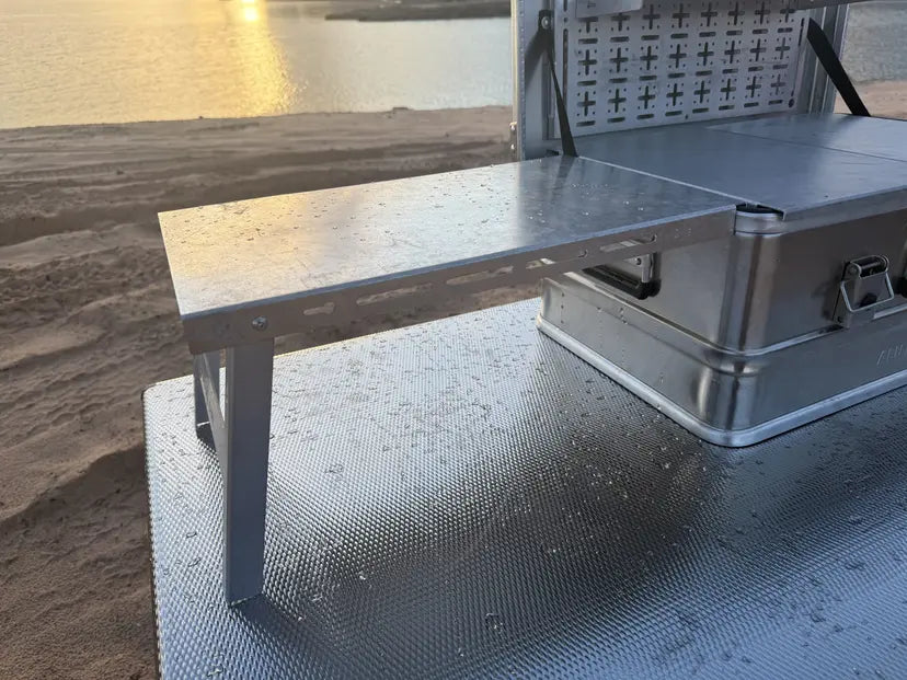 Kit Side Table ALUBOX | Coffee Kit Side Table With Leg