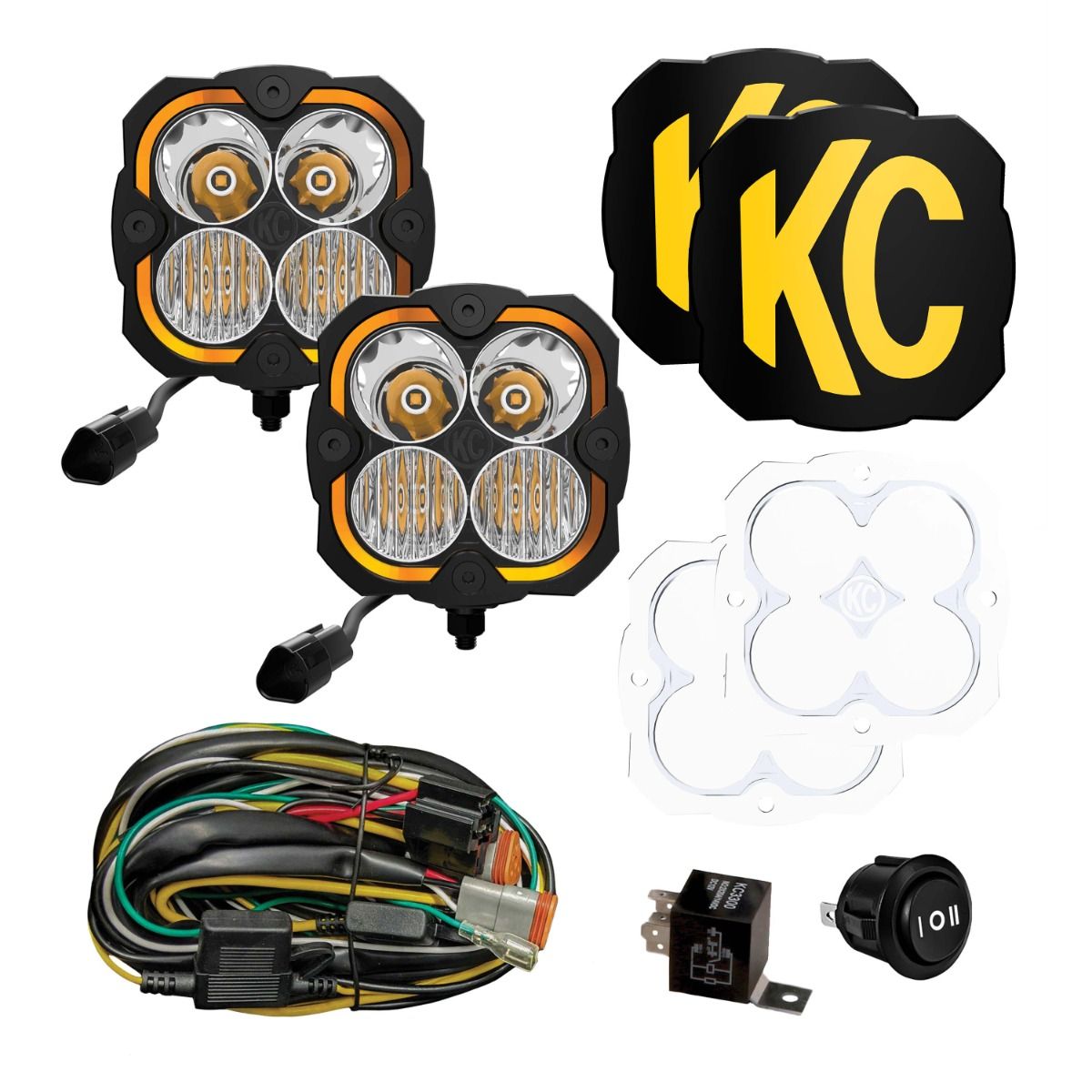 KC HILITES | Tundra 3rd Gen 2022-2024 Pillar Ditch Mount and Lights Bundle (bundle-apillar-tundra)