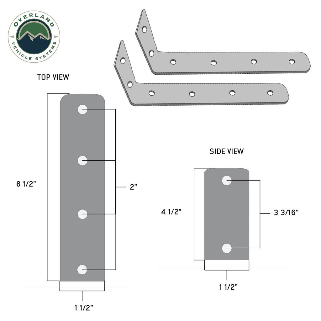 OVERLAND VEHICLE SYSTEMS | Nomadic 270 LTE Passenger Side 270 Degree Awning (19689909)