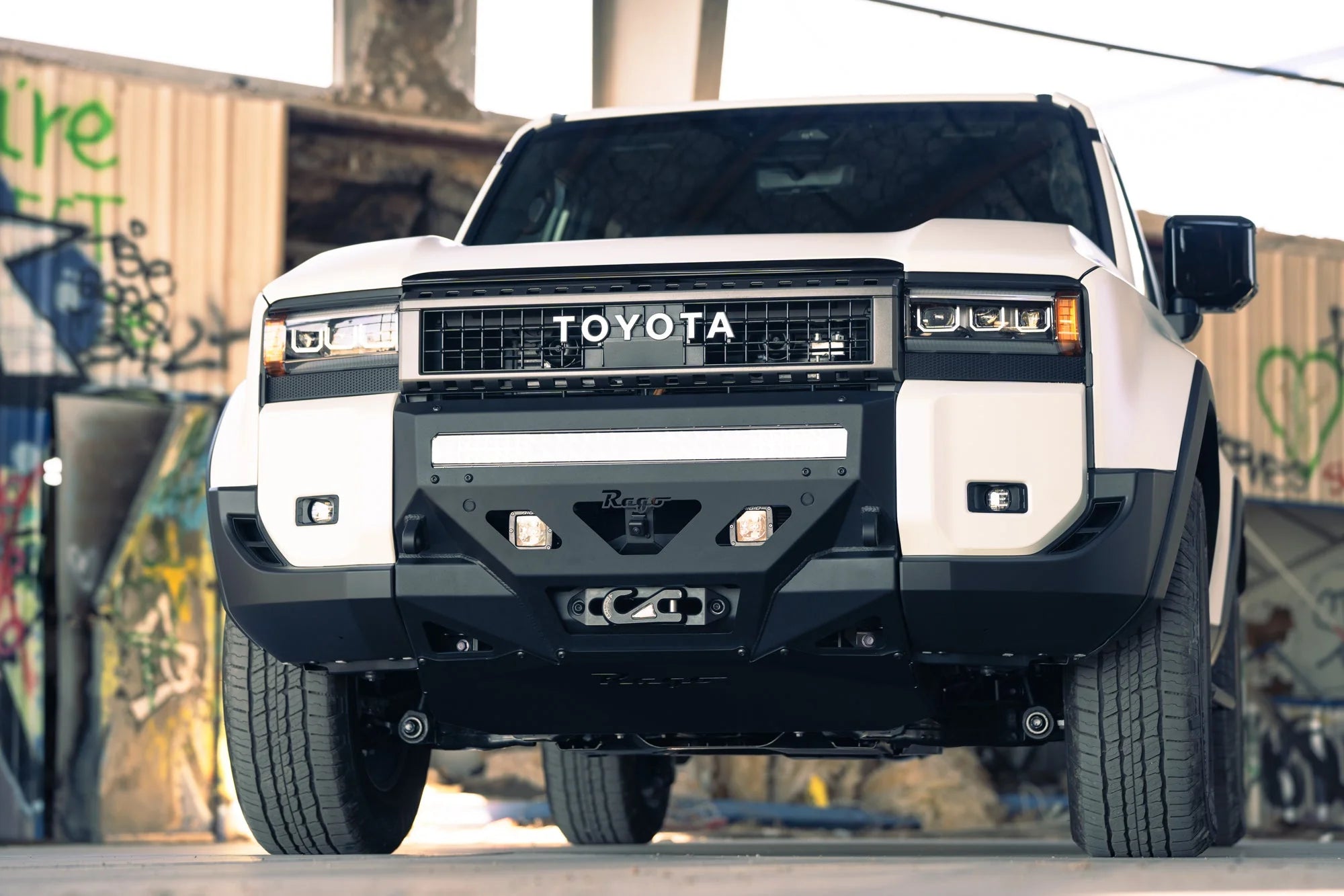 RAGO FABRICATION | 2024+ Toyota Land Cruiser Center Mount Winch Front Bumper