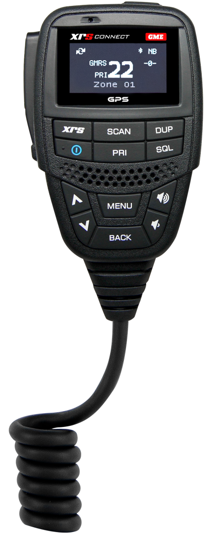 GME RADIOS | Professional Grade IP67 OLED Speaker Microphone With GPS (MC668B-IP)