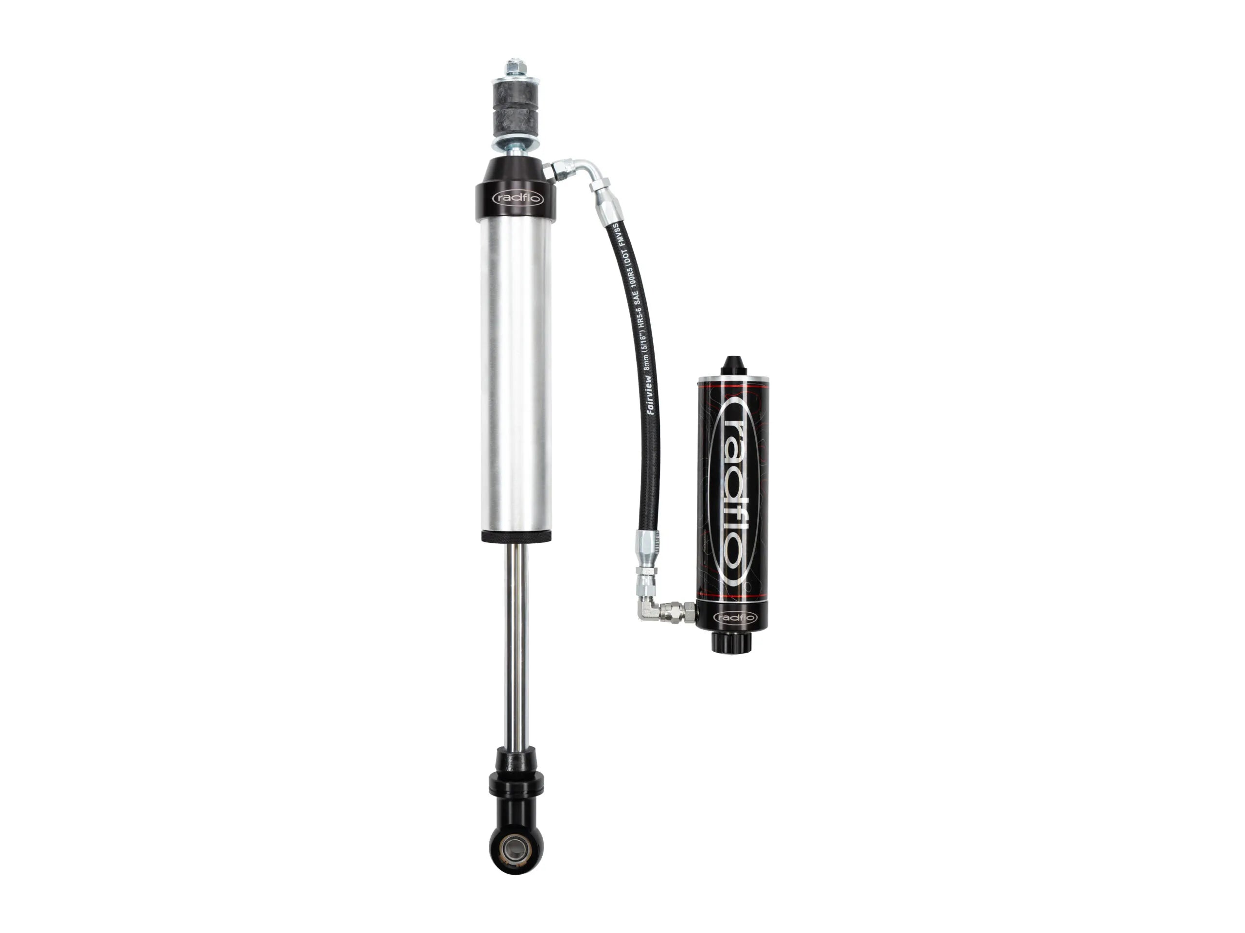 RADFLO SUSPENSION TECHNOLOGY | Tacoma 2nd Gen (2005 - 2015) Rear Shock With Remote Reservoir And High Low Compression Adjuster (6ST-002-0Z)