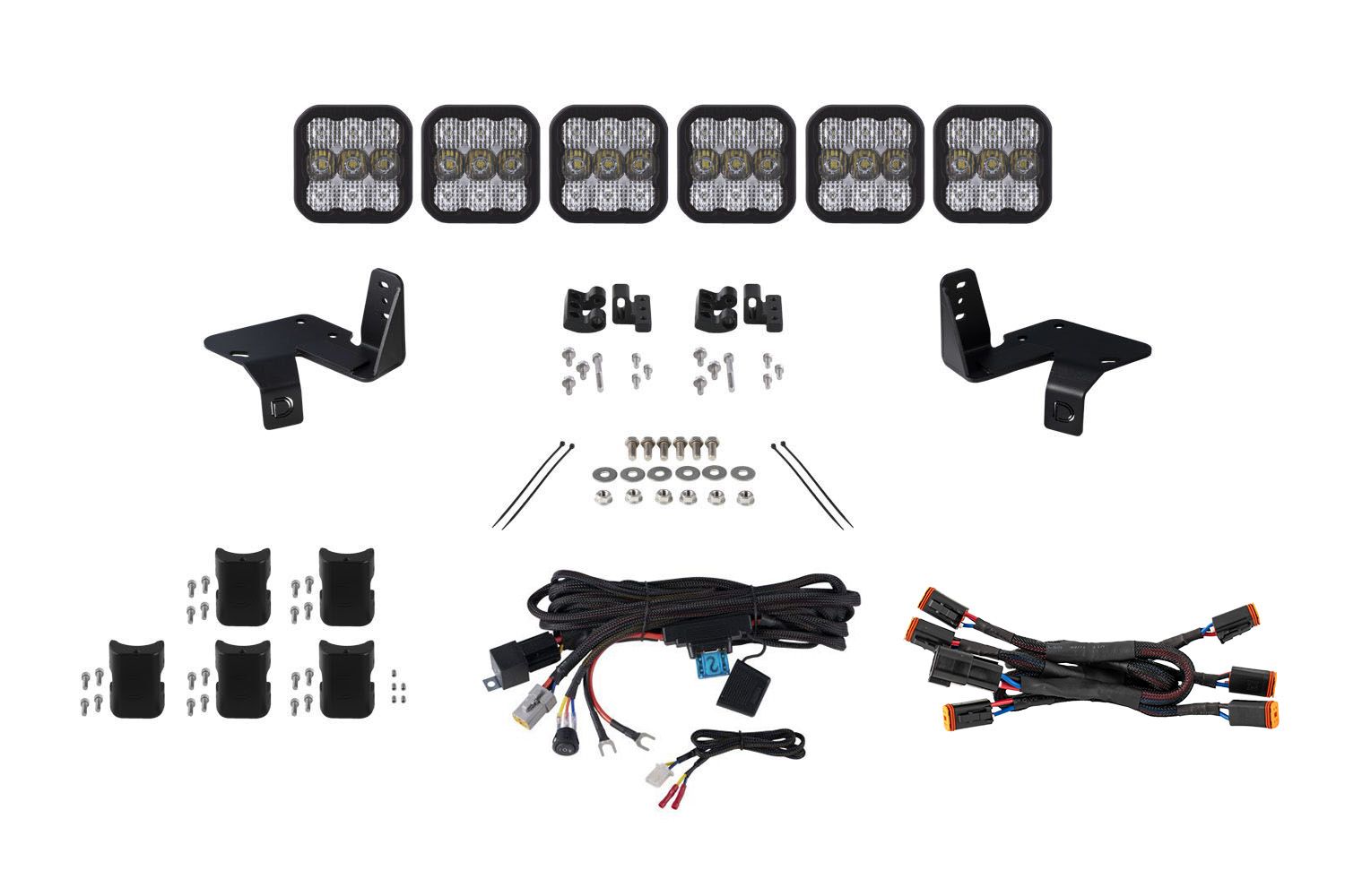 DIODE DYNAMICS | Ford Super Duty 2020-2022 SS5 Grille CrossLink Lightbar Kit