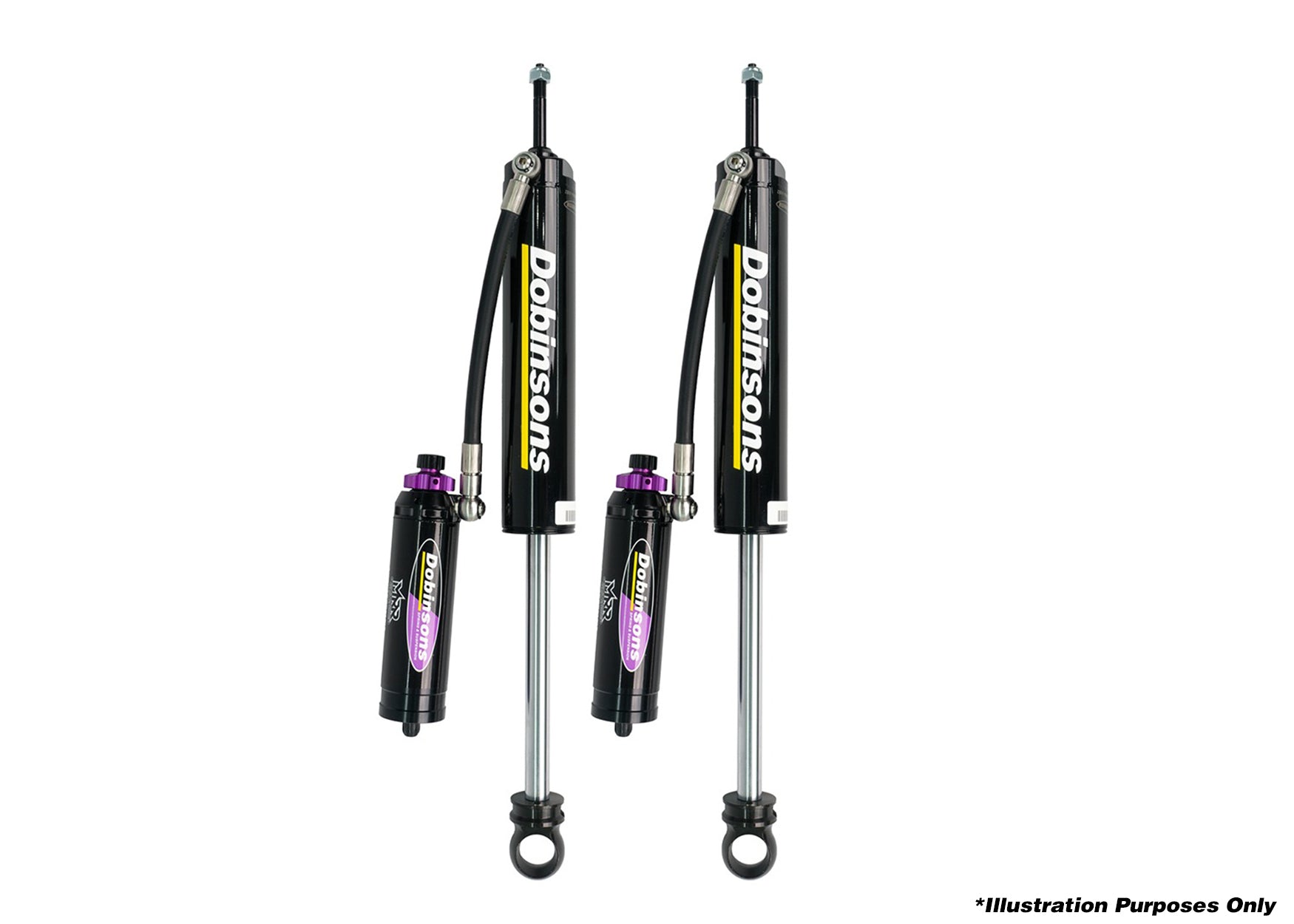 DOBINSONS | Tundra 3rd Gen (2022-2026) & Tacoma 4th Gen (2024-2026) Monotube Remote Reservoir 3 Way Adjustable Extra Long Travel Comfort Option Rear Shock 2.6″ (MRA59-A885)