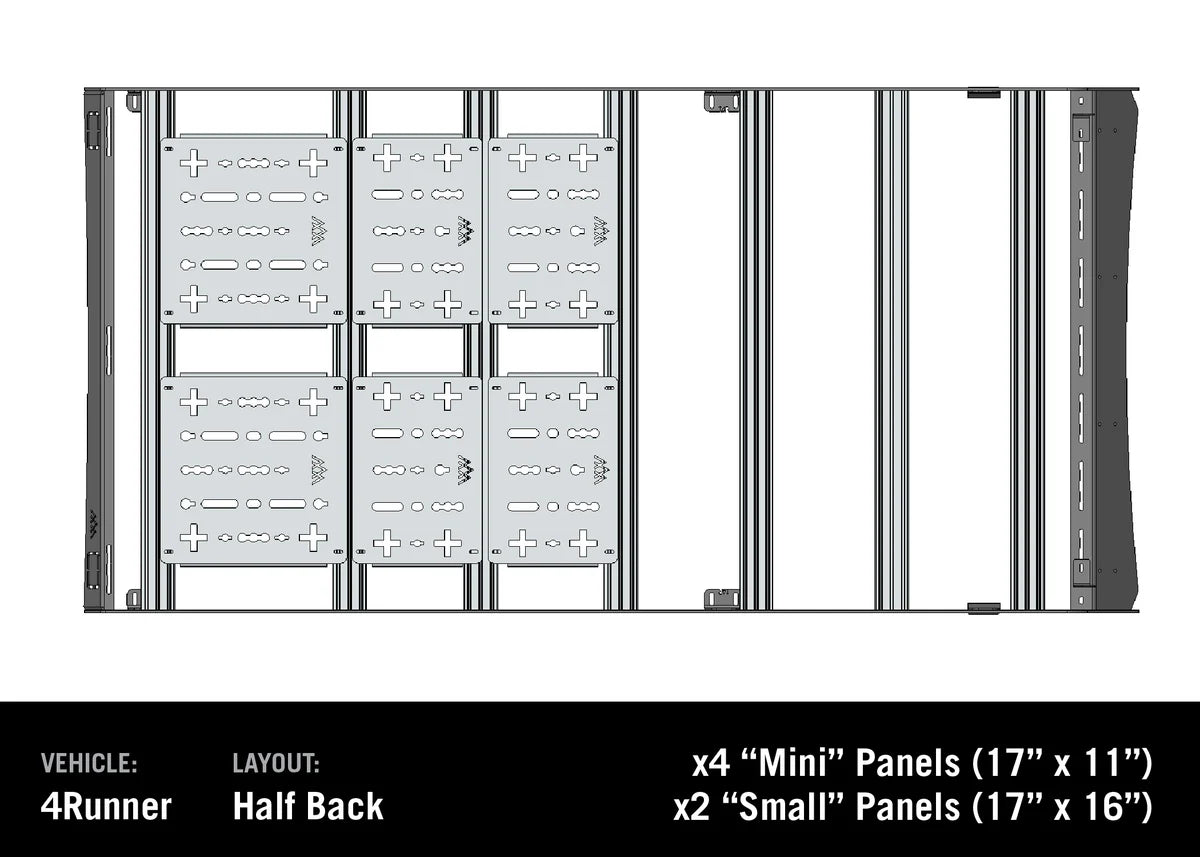 BACKWOODS | DRIFTR Roof Rack Deck Accessory Panels (BWAO-1711)