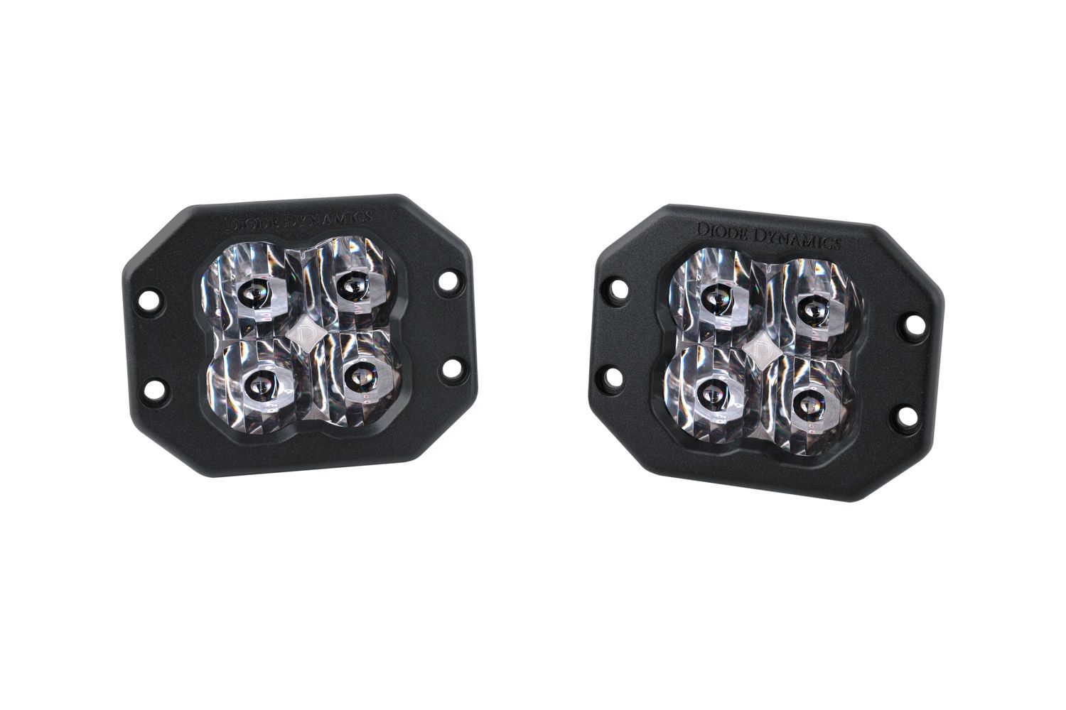 DIODE DYNAMICS | SS3 White Sport Flush Mount LED Pod (pair)
