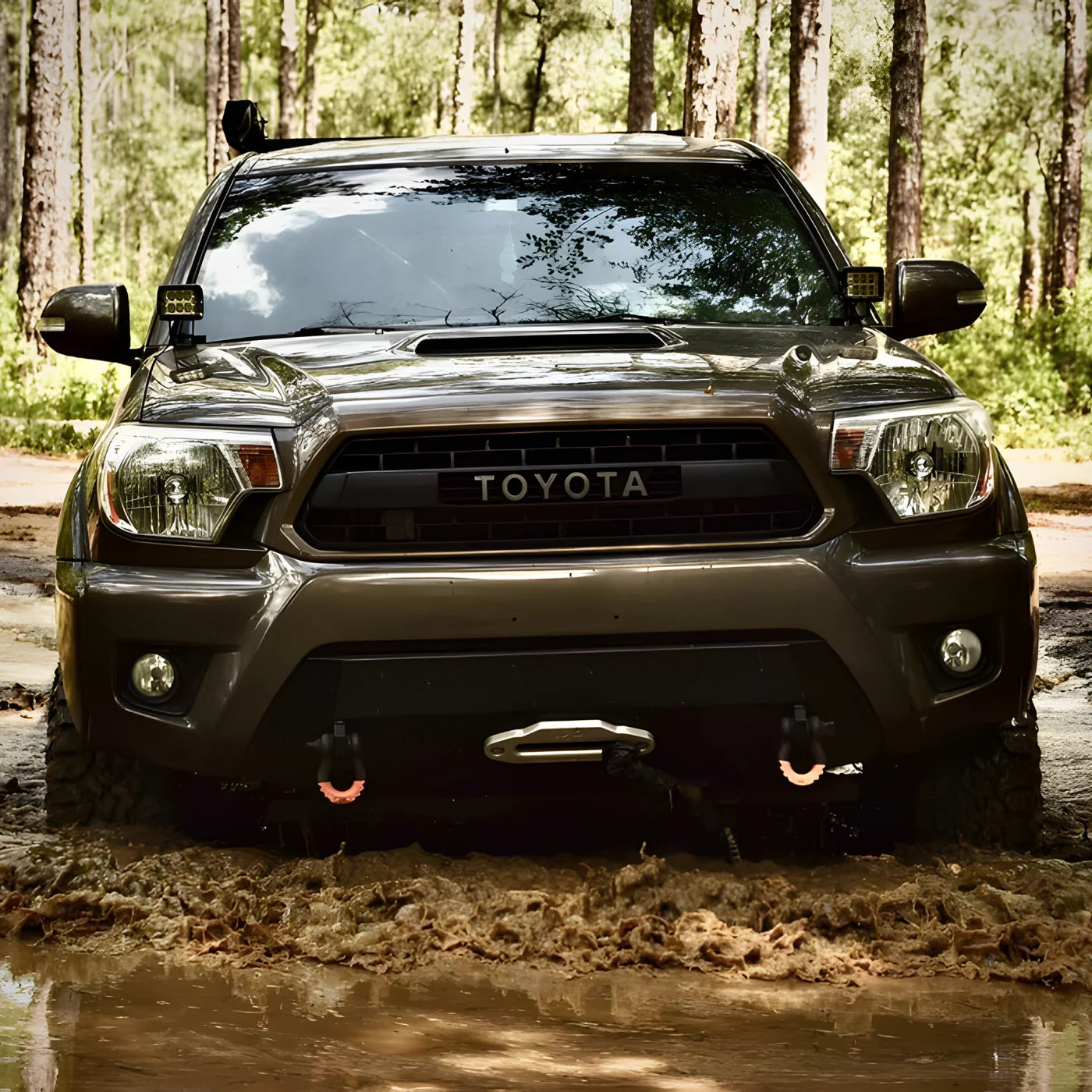 SOUTHERN STYLE OFFROAD | Tacoma 2nd Gen (2012 - 2015) Slimline Front Bumper (SSO-FBR-03-09)