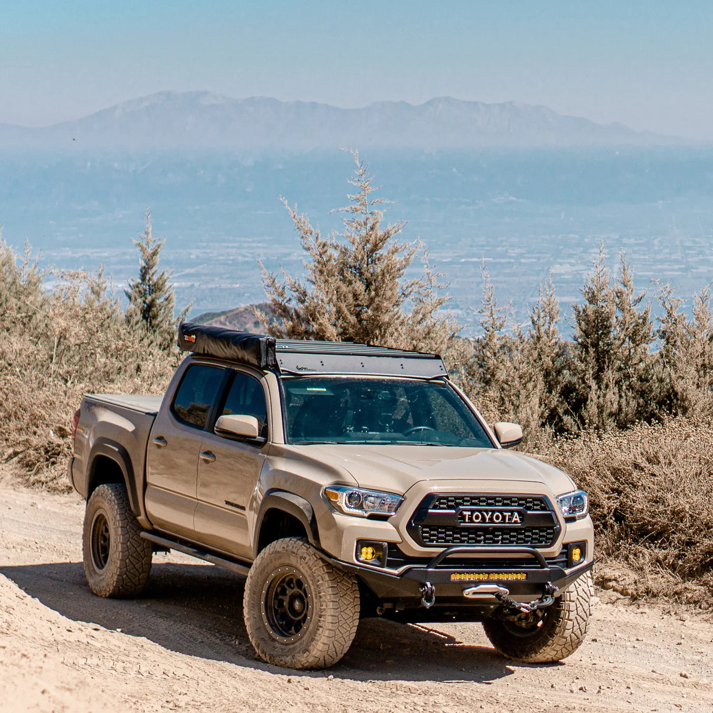 SOUTHERN STYLE OFFROAD | Tacoma 3rd Gen (2016 - 2023) Slimline Full Plate Front Bumper (SSO-FBR-03-32)