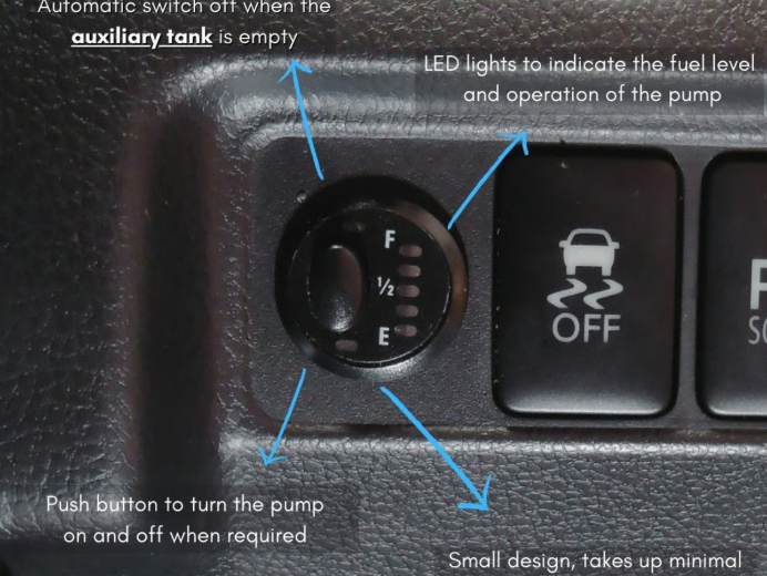 LONG RANGE AMERICA | Land Cruiser 100 & Lexus LX 470 (1998-2004) 24 Gallon Auxiliary (TLC100AX24GAL-US)