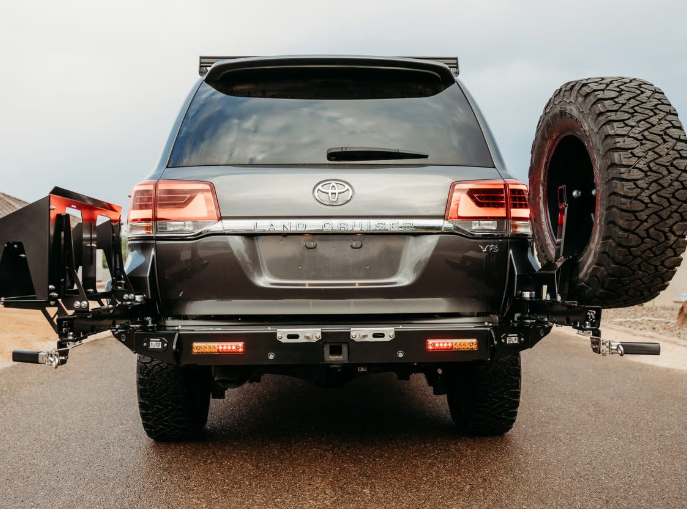 THE CRUISER COMPANY | Land Cruiser 200 Series (2008-2021) High Clearance Rear Bumper With Quarter Panel Hoops (TCC-200-RB)