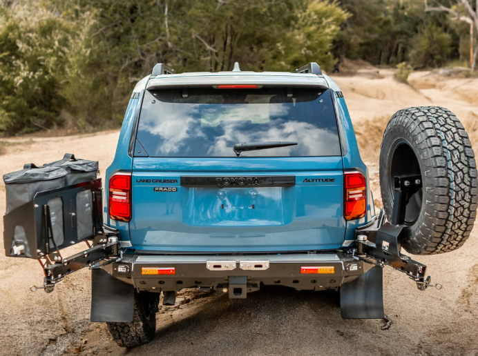 THE CRUISER COMPANY | Land Cruiser 250 Series (2024 - Present) High Clearance Rear Bumper With Quarter Panel Hoops (TCC-250-RB)