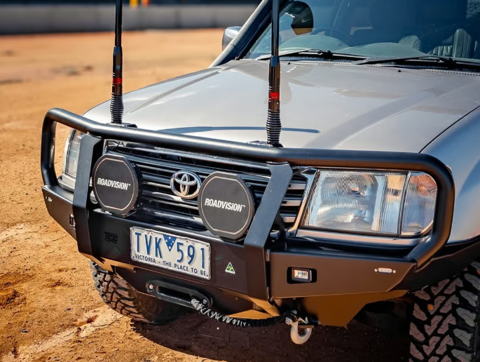 THE CRUISER COMPANY | Land Cruiser 100 Series (1998-2007) High Clearance Full Hoop Front Bumper (TCC-100-HCBB)
