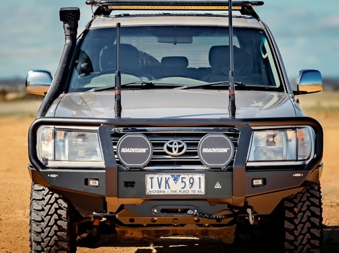 THE CRUISER COMPANY | Land Cruiser 100 Series (1998-2007) High Clearance Full Hoop Front Bumper (TCC-100-HCBB)