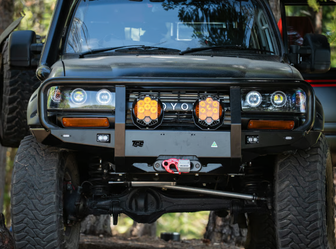 THE CRUISER COMPANY | Land Cruiser 80 Series (1991-1997) High Clearance Full Hoop Front Bumper (TCC-80-HCBB)