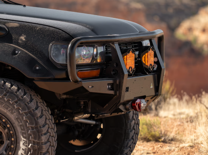 THE CRUISER COMPANY | Land Cruiser 80 Series (1991-1997) High Clearance Full Hoop Front Bumper (TCC-80-HCBB)