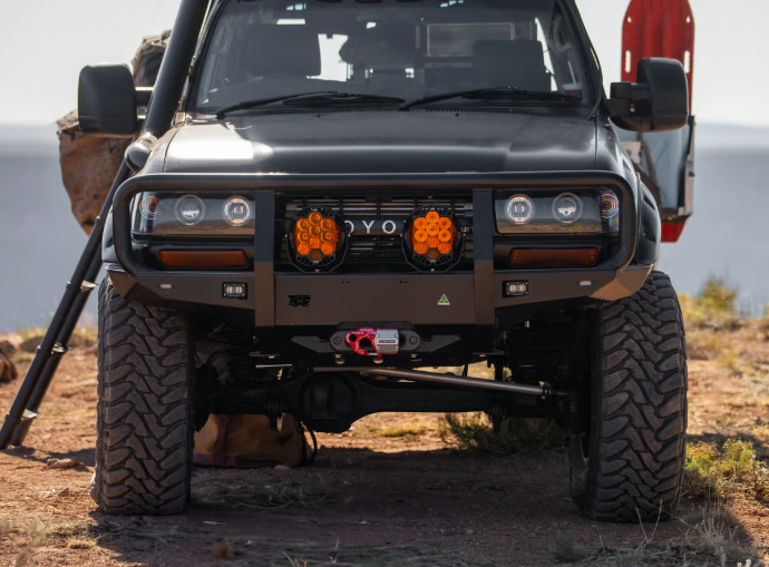 THE CRUISER COMPANY | Land Cruiser 80 Series (1991-1997) High Clearance Full Hoop Front Bumper (TCC-80-HCBB)