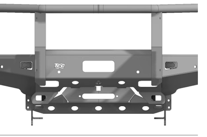 THE CRUISER COMPANY | Land Cruiser Prado 250 (2024 - Present) Series High Clearance Full Hoop Front Bumper (TCC-250-HCBB)