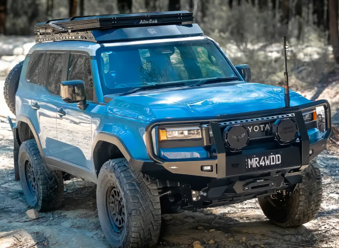 THE CRUISER COMPANY | Land Cruiser Prado 250 (2024 - Present) Series High Clearance Full Hoop Front Bumper (TCC-250-HCBB)