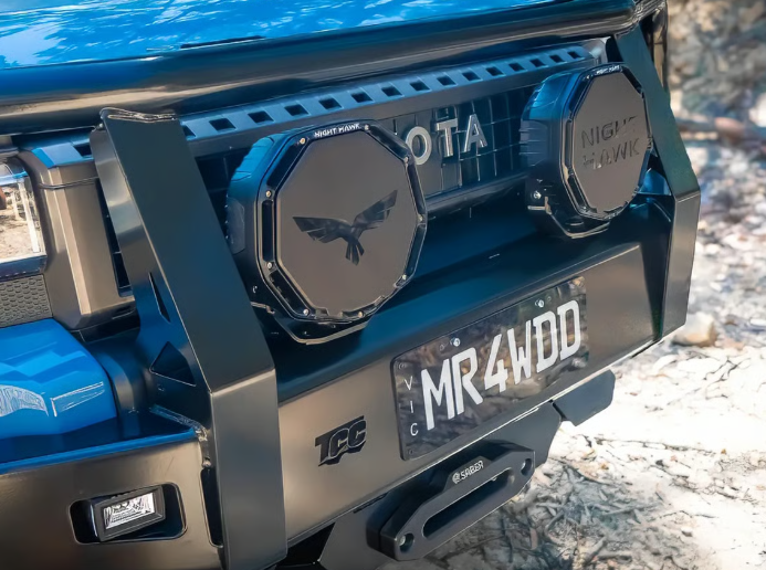 THE CRUISER COMPANY | Land Cruiser Prado 250 (2024 - Present) Series High Clearance Full Hoop Front Bumper (TCC-250-HCBB)