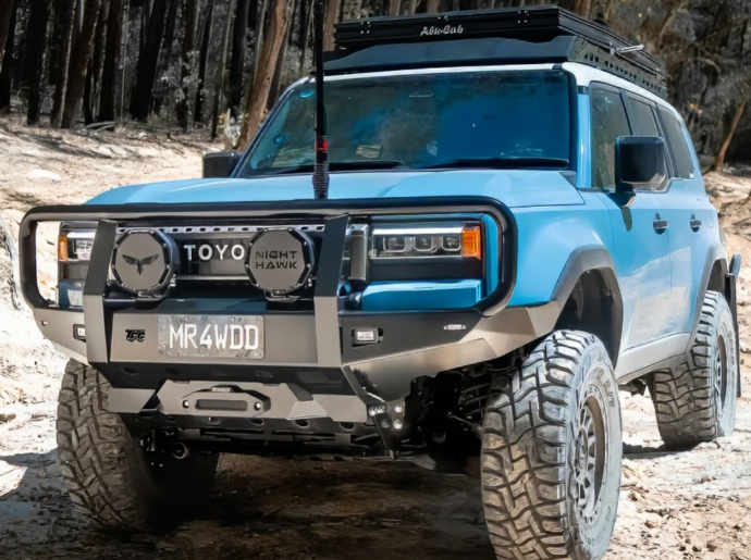 THE CRUISER COMPANY | Land Cruiser Prado 250 (2024 - Present) Series High Clearance Full Hoop Front Bumper (TCC-250-HCBB)