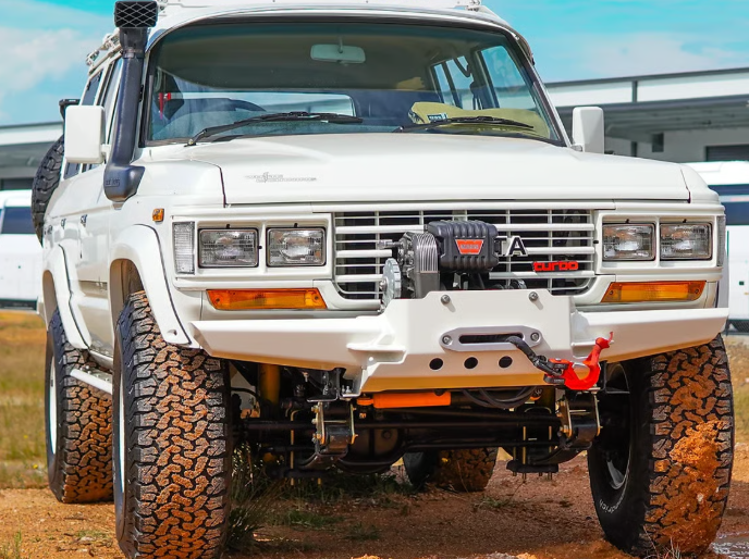 THE CRUISER COMPANY | Land Cruiser 60 Series (1980 - 1990) High Mount Front Bumper (TCC-60-HM-FB)