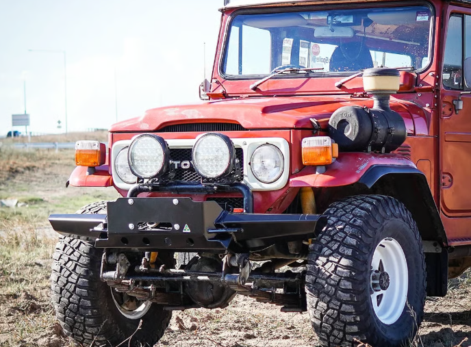 THE CRUISER COMPANY | Land Cruiser 40 Series (1960 - 1984) High Mount Front Bumper (TCC-40-HM-FB)