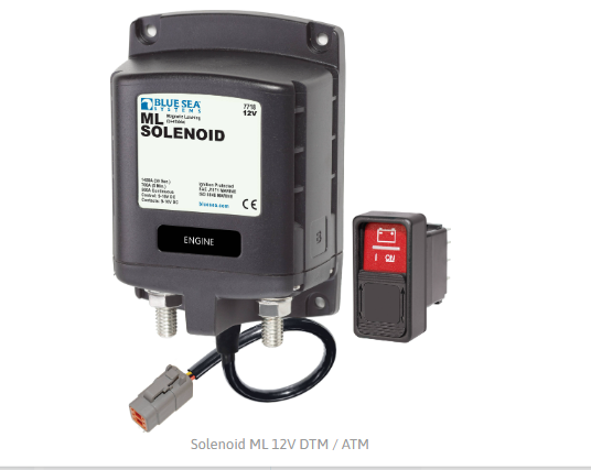 BLUE SEA SYSTEMS | Solenoid ML 12V DTM ATM (7718100)