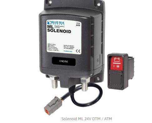 BLUE SEA SYSTEMS | Solenoid ML 24V DTM ATM (7719100)