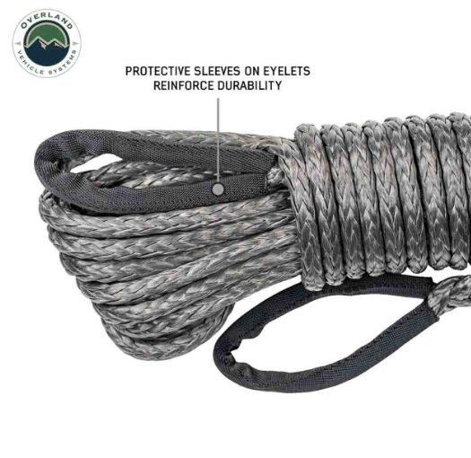 OVERLAND VEHICLE SYSTEMS | Brute Recovery Winch Line Extension 3/8" x 50' 20,000 LB. (19009917)