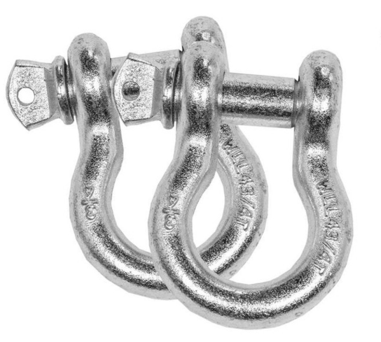 OVERLAND VEHICLE SYSTEMS | Recovery Shackle D-Ring 3/4" 4.75 Ton (19019901)